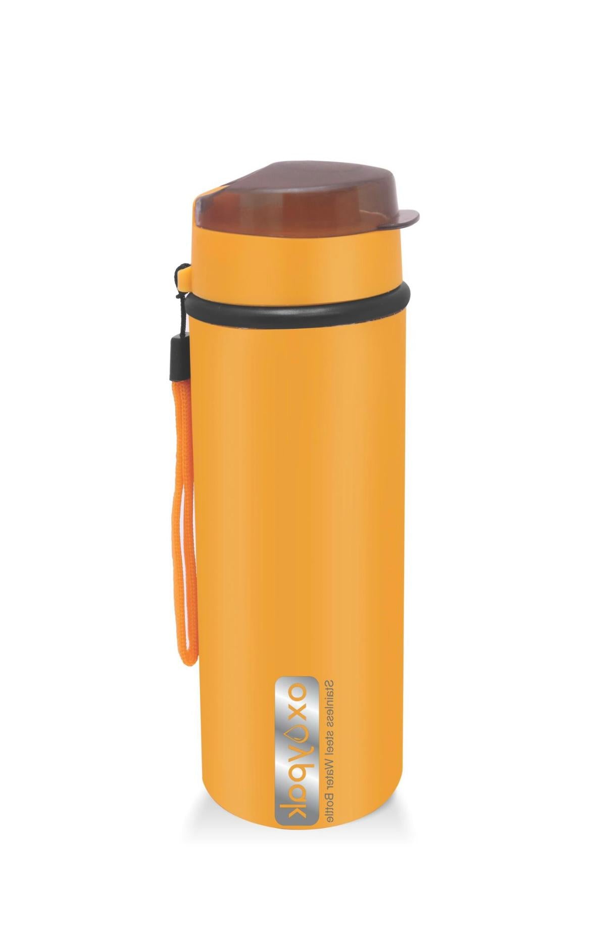 Yellow Steel Sports Water Bottle